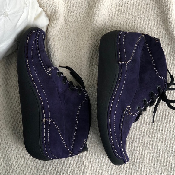 Purple Wolky Moccasin Style Suede Shoe EU size 39 - Picture 8 of 9